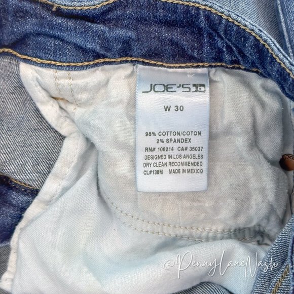 Joe's Jeans Distressed Skinny Ankle Jeans Size 30 - Picture 11 of 15